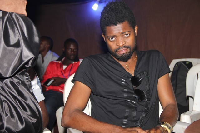 Comedian, Basketmouth backstage at the blaze blast