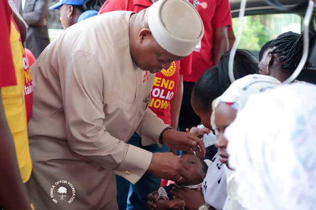 Sir Emeka Offor Foundation Joins Rotary to Mark 2018 World Polio Day