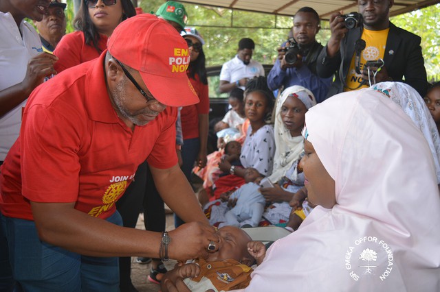 Sir Emeka Offor Foundation Joins Rotary to Mark 2018 World Polio Day