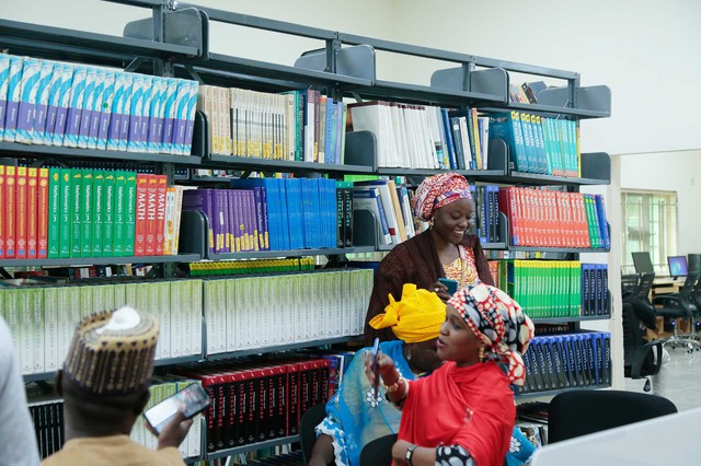 Sir Dr. Emeka Offor Inspects Waziri Alhassan Public Library in Daura