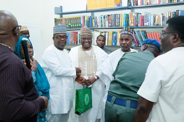 Sir Dr. Emeka Offor Inspects Waziri Alhassan Public Library in Daura