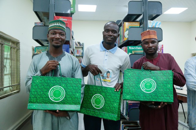 Sir Dr. Emeka Offor Inspects Waziri Alhassan Public Library in Daura