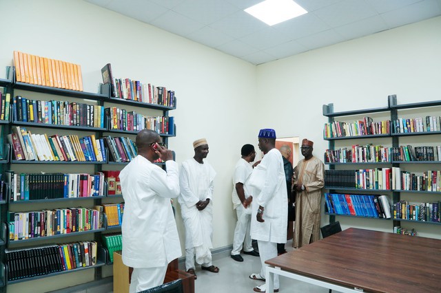 Sir Dr. Emeka Offor Inspects Waziri Alhassan Public Library in Daura